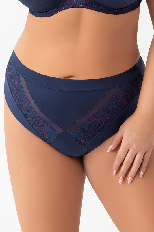 Gorsenia K 971 Astrid kalhotky M-4XL tmavě modrá 4XL