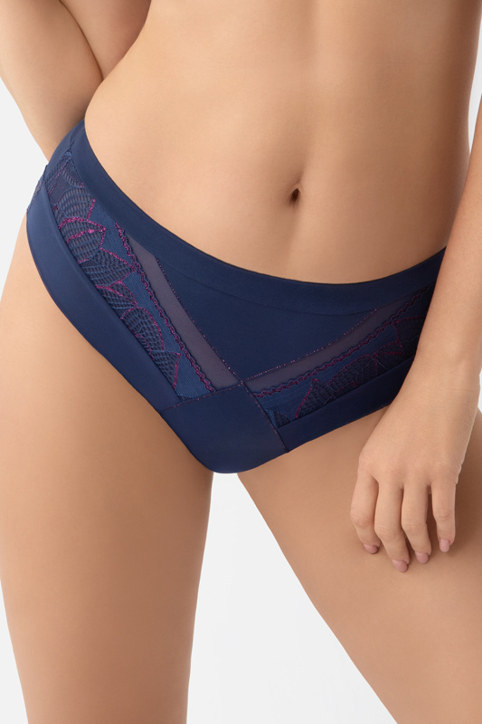 Brazilky Gorsenia K972 Astrid Barva: Modrá - tmavě, Velikost: XL