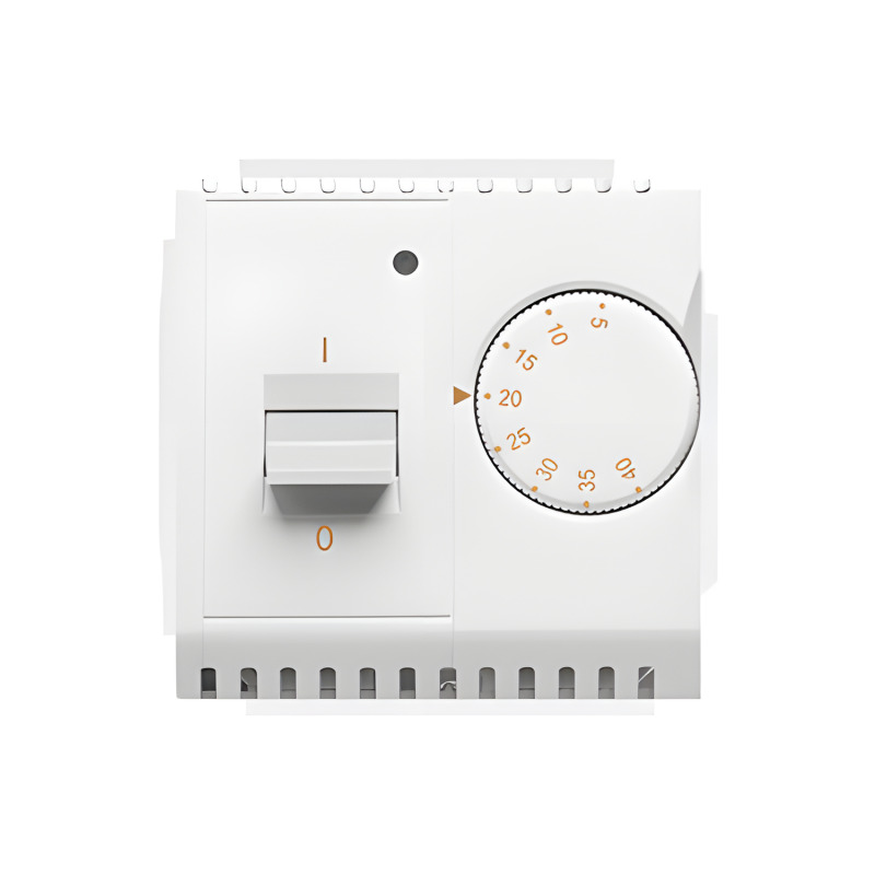 Termostat SIMON BASIC BMRT10W.02/11, s vnitř. tepl. senz., 16A/230V~, bílá