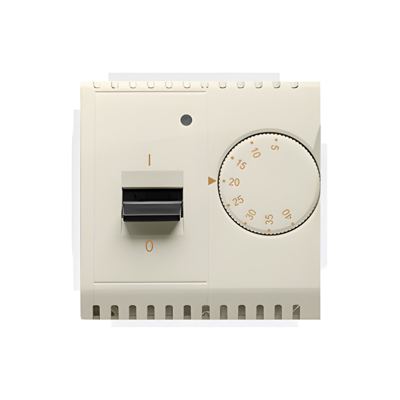 Termostat SIMON BASIC BMRT10W.02/12, s vnitř. tepl. senz., 16A/230V~, béžová