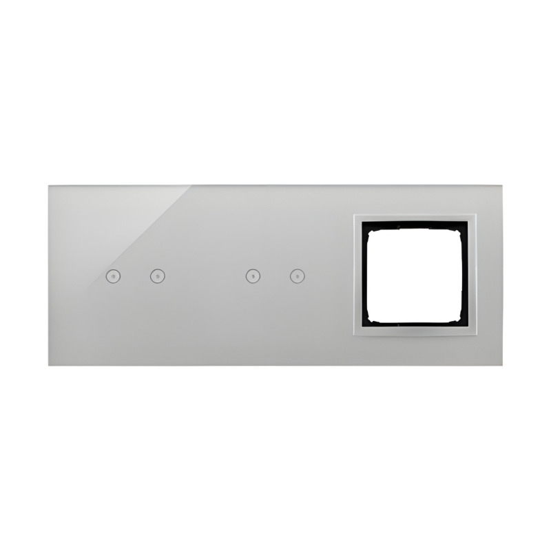 Kryt dot. ovl. SIMON 54 TOUCH DSTR3220/71, 2 ovl. SIMON 54 TOUCH 54 Touch, 2 dotyk.+2 dotyk.+1 dotyk