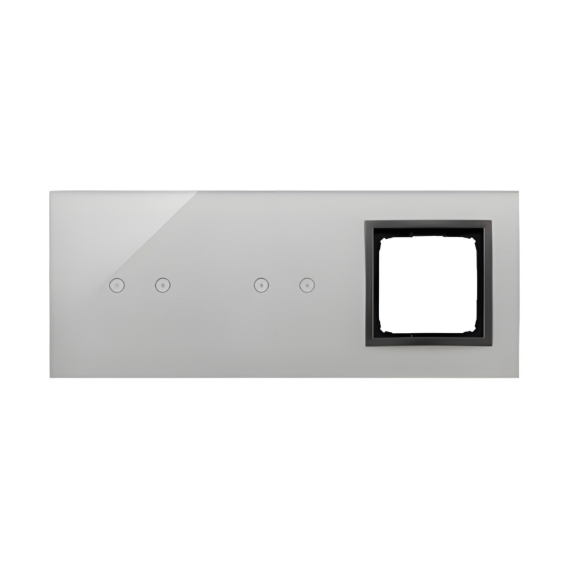 Kryt dot. ovl. SIMON 54 TOUCH DSTR3220/72, 2 ovl. SIMON 54 TOUCH 54 Touch, 2 dotyk.+2 dotyk.+1 dotyk