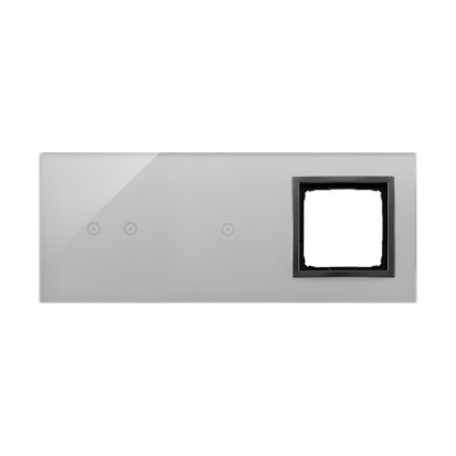 Kryt dot. ovl. SIMON 54 TOUCH DSTR3210/72, 3 ovl. SIMON 54 TOUCH 54 Touch, 2 dotyk.+1 dotyk.+1 otv,