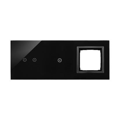 Kryt dot. ovl. SIMON 54 TOUCH DSTR3210/73, 3 ovl. SIMON 54 TOUCH 54 Touch, 2 dotyk.+1 dotyk.+1 otvor