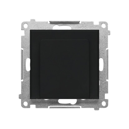 Spínač na kartu SIMON 55 TEWH1.01/149, elektronický, s LED podsvětlením, černá matná