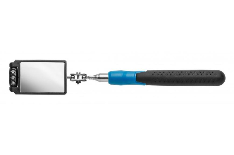 Inspekční zrcátko 50x80 mm, s LED