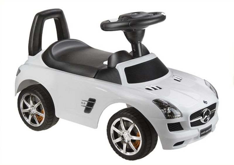 Tomido Odrážedlo Mercedes SLS AMG s opěrkou se schránkou Bílé