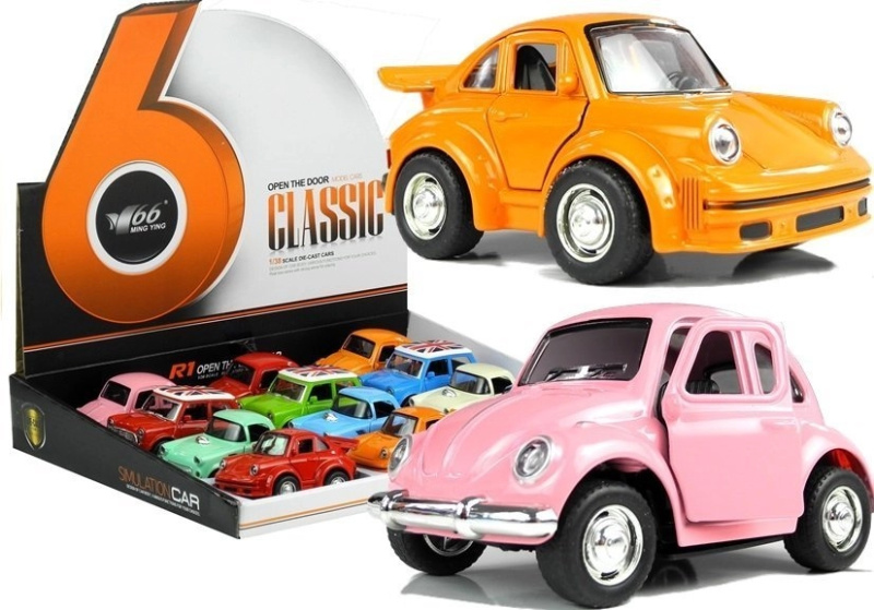 Lean Toys Klasické auto kovové vozidlo se smíšeným zvukem