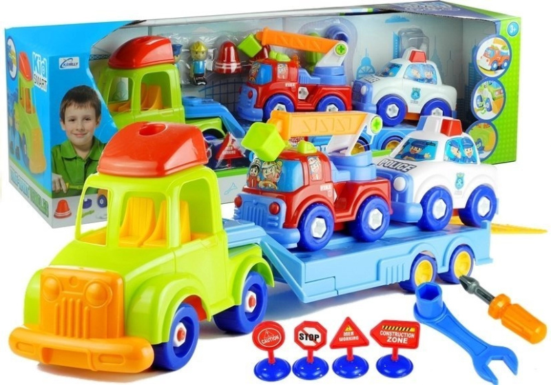 LEANToys Sada šroubovacích autíček C3552-uniw