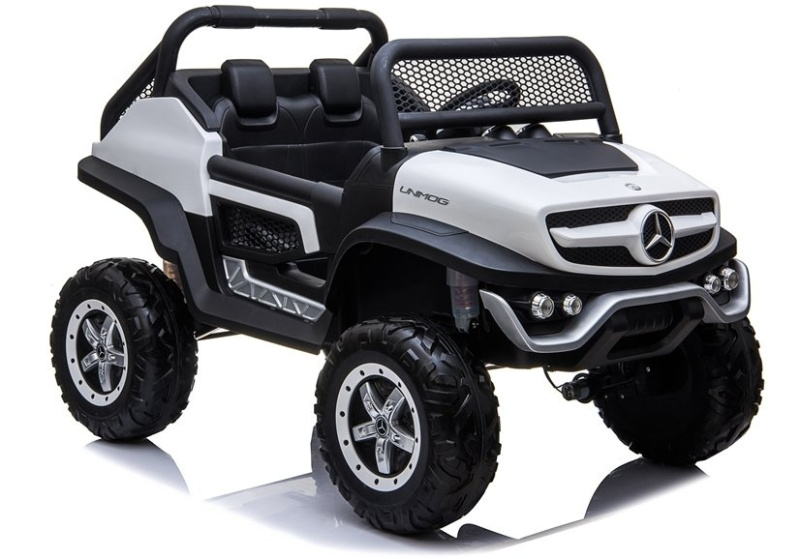 Dětské elektrické auto Mercedes-Benz Unimog 4x4 – Bílá
