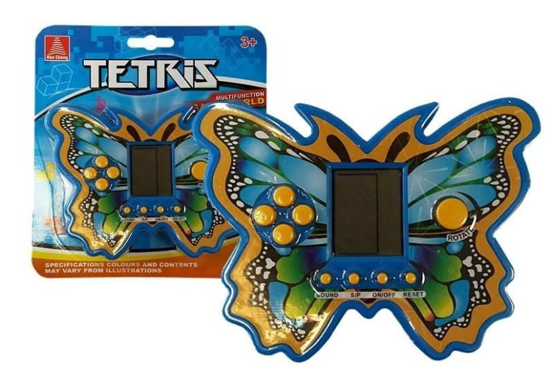Lean Toys Cihlová hra Tetris Butterfly Blue