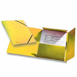 Esselte Rainbow - prešpánové desky - žluté