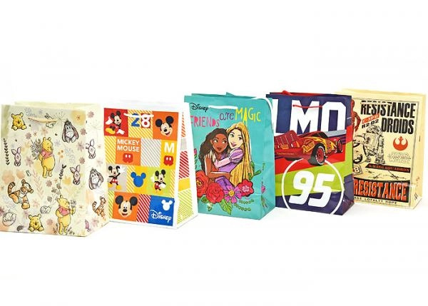 Disney dárková taška střední A5 (23 × 18 cm), mix motivů - 1 kus