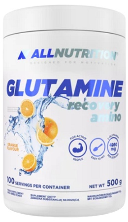 AllNutrition Glutamine Recovery Amino, 500 g Příchuť: Neochucený
