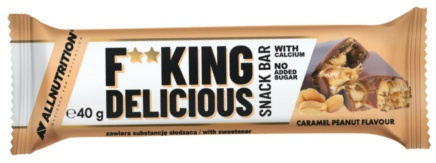 All Nutrition AllNutrition F**king Delicious Snack Bar 40 g - karamel/arašíd