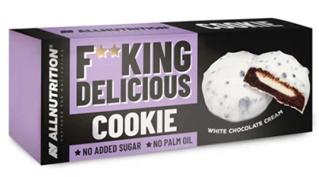 AllNutrition Fitking Delicious Cookie, 128 g Příchuť: Bílá čokoláda