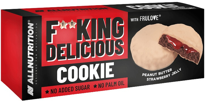 Allnutrition Fitking Delicious Cookie Peanut Butter Strawberry Jelly 128g