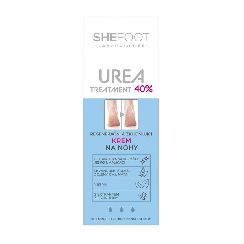 She Laboratories Regenerační a zklidňující krém na nohy 75 ml