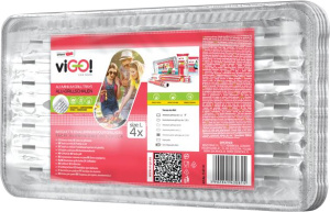 Grilovací tácky - velké 34 x 22 cm (4 ks)