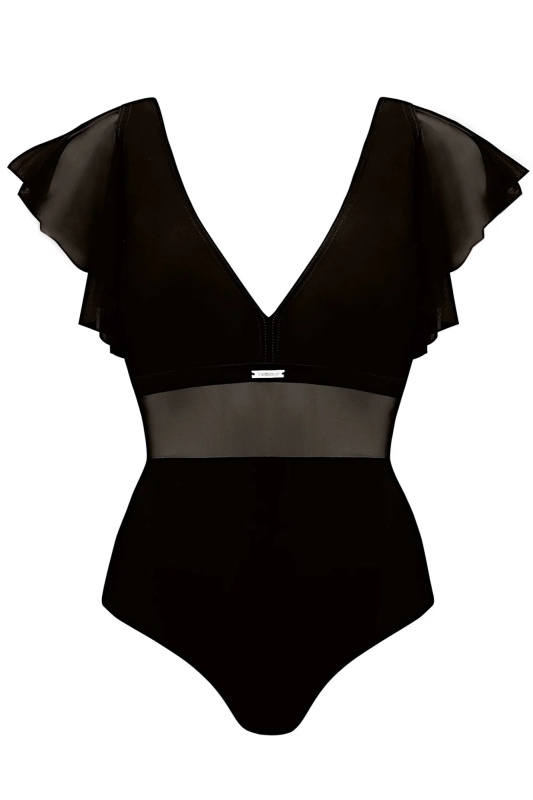 Dámské jednodílné plavky Canoy 16 1086S 19 - SELF černá XL