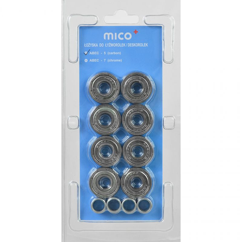 Uhlíková ložiska MICO ABEC-5 /8 ks/ NEPLATÍ