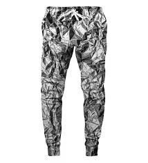 Unisex tepláky AFD266 šedé se vzorem - Aloha from Deer XS