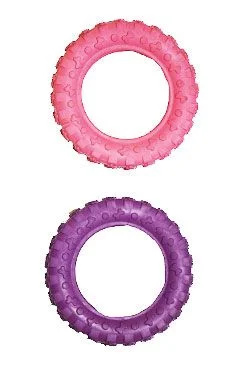 Hračka pes Pneumatika plovací Vanilková malá SP