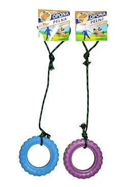 Hračka pes Pneumatika aportovací Vanilková malá