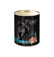PIPER s jehněčím, mrkví a rýží, konzerva pro psy 400g