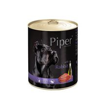 PIPER s králíkem, konzerva pro psy 400g