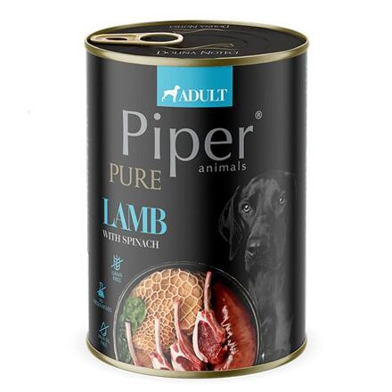 PIPER PLATINUM PURE čisté jehněčí, konzerva pro psy 400 g