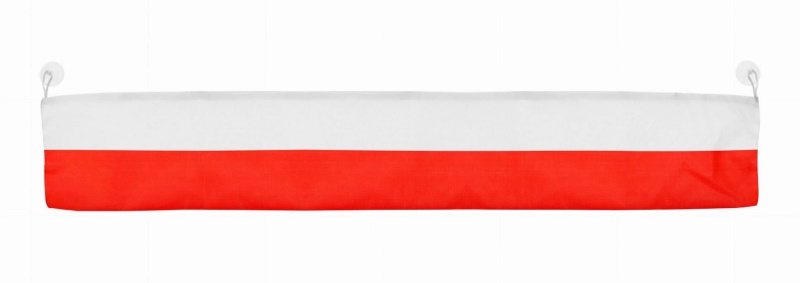 Polská národní vlajka s přísavkami na sklo