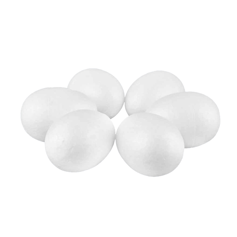 Styrofoamová velikonoční vajíčka 7 cm – sada 6 ks ARPEX