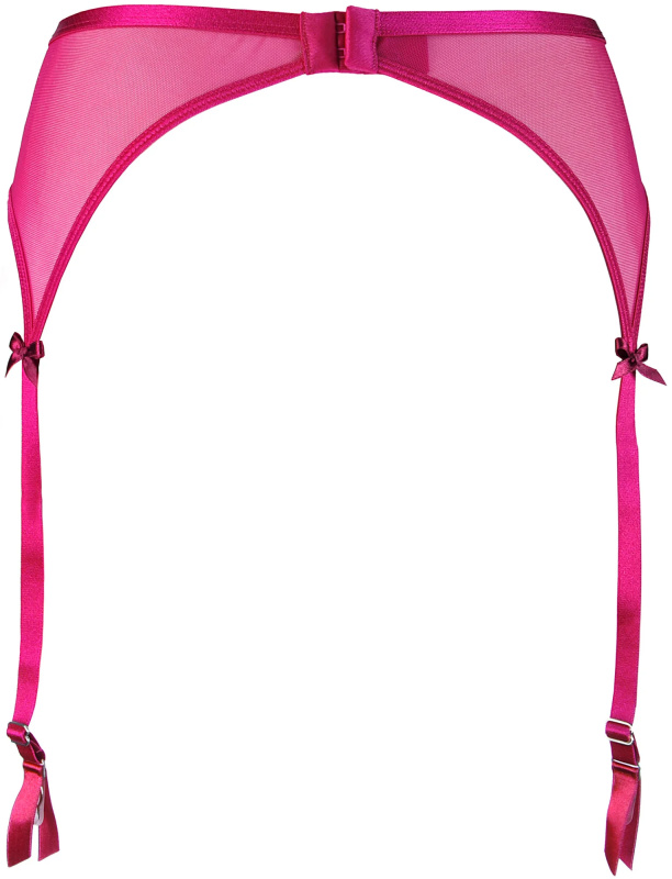 Podvazkový pás V-10252 růžový - Axami XXXL