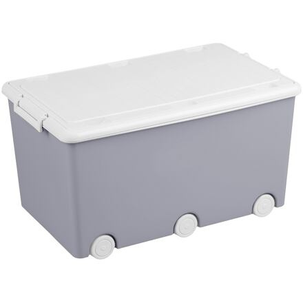 TEGA Víceúčelový box na hračky šedý
