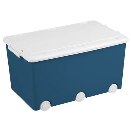 TEGA Víceúčelový box na hračky modrý