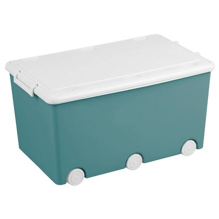 TEGA Víceúčelový box na hračky - tyrkysová