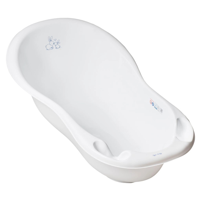 anatomická dětská vanička s výpustí 102 cm LUX Bunny bílá