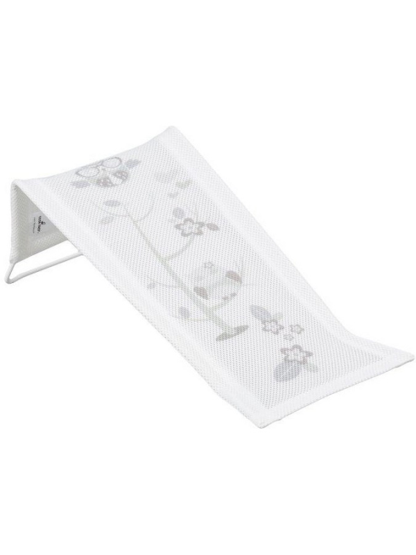 Látkové koupací lehátko s motivem sovy, bílé