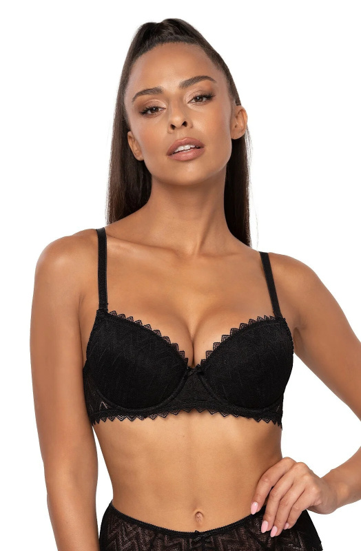 Dámská push-up podprsenka Mat M-3802/11 Elif černá 65C