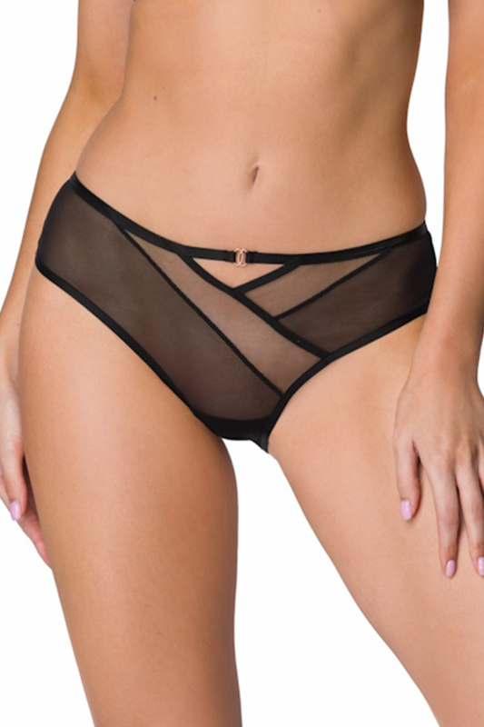 Tanga Mat 3902/4 Esme Barva: Černá, Velikost: 38