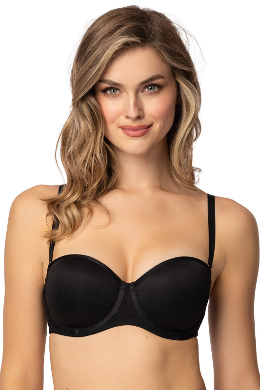 Podprsenka Mat 0204/12 Capri bardotka Barva: Černá, Velikost: 65G