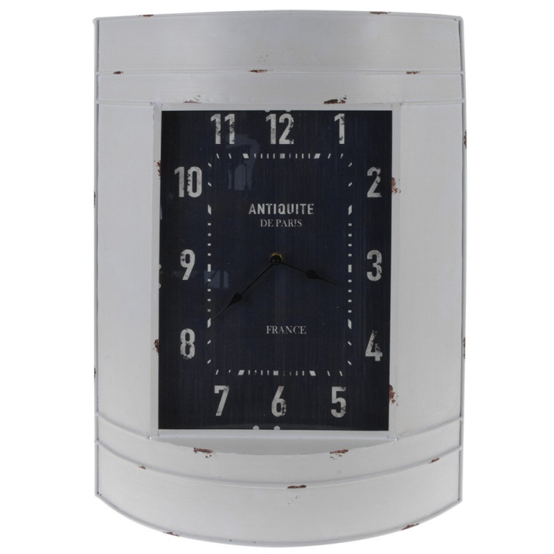 Home Styling Collection Nástěnné hodiny ANTIQUITE de PARIS, kovové HZ1006340 bílá