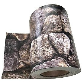 Home Styling Collection Balkónový potah, motiv kamene 75 x 445 cm hnědá