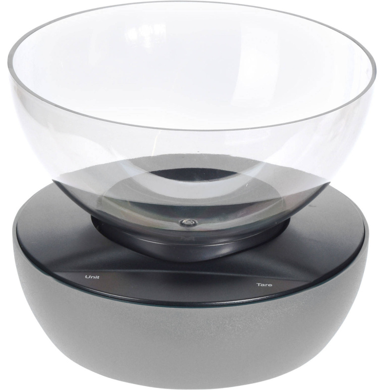EH Excellent Houseware Elektronické kuchyňské váhy, s miskou 1,3 L, šedá šedá