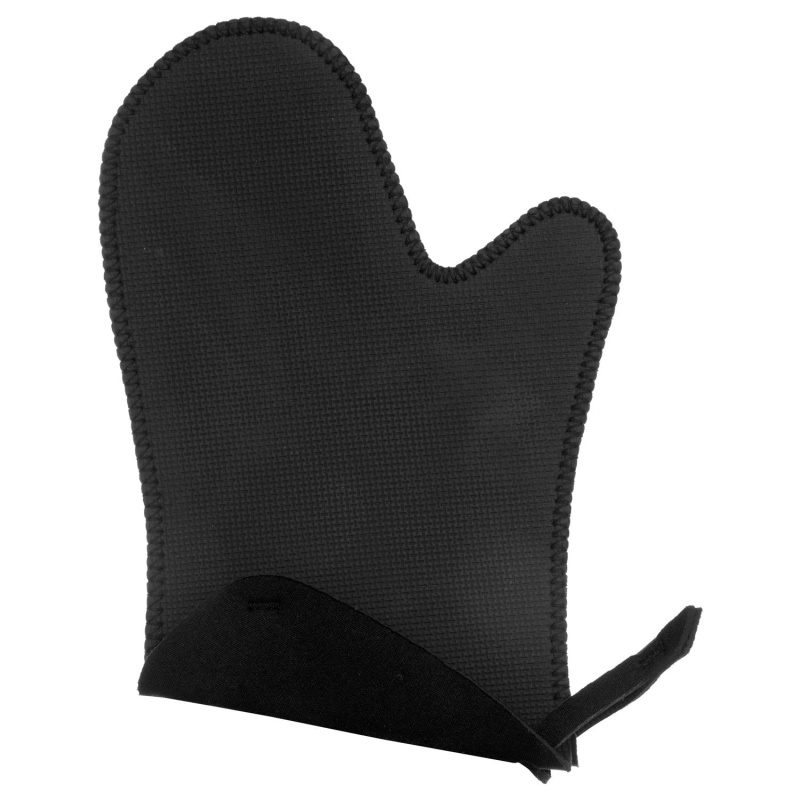 5five Simply Smart Kuchyňská chňapka, 25 x 18 cm, polyester, černá barva černá
