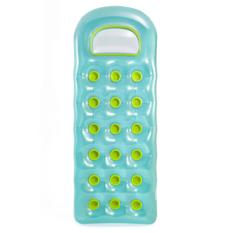 Nafukovací lehátko do vody, 71 x 20 x 188 cm, zelené, INTEX zelený 71074