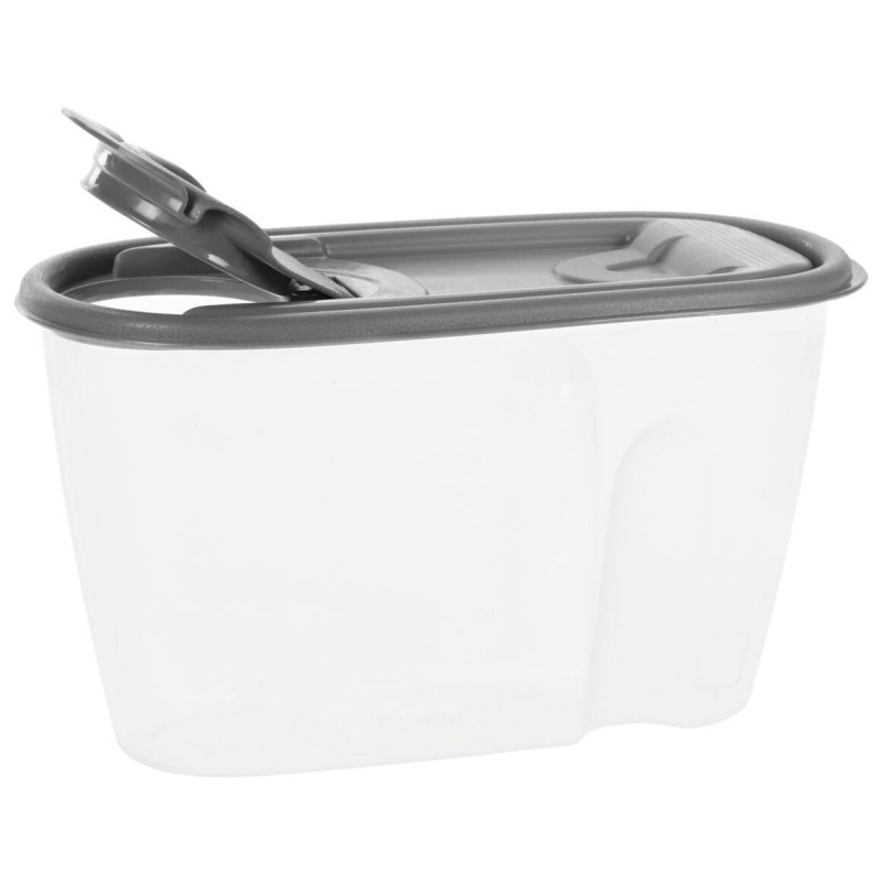 EH Excellent Houseware Kuchyňská nádoba na sypké produkty, 1 l šedá
