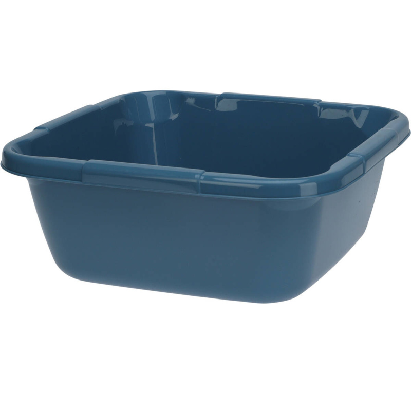Ultra Clean Čtvercová plastová mísa 40 x 40 cm, 14 l, modrá modrá