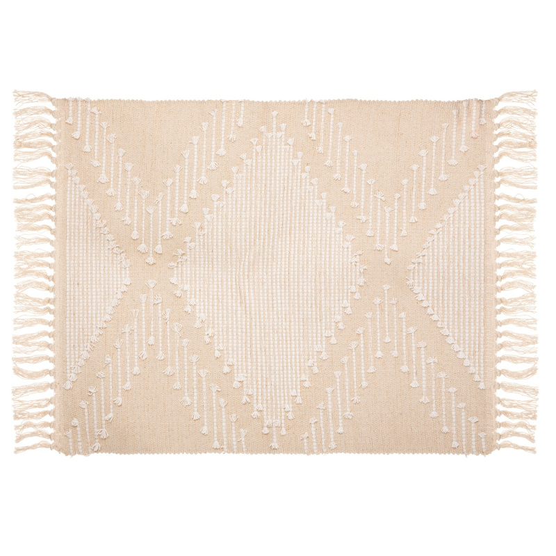 Atmosphera Béžový koberec Cot Sand, bavlna, boho, 60 x 90 cm béžová